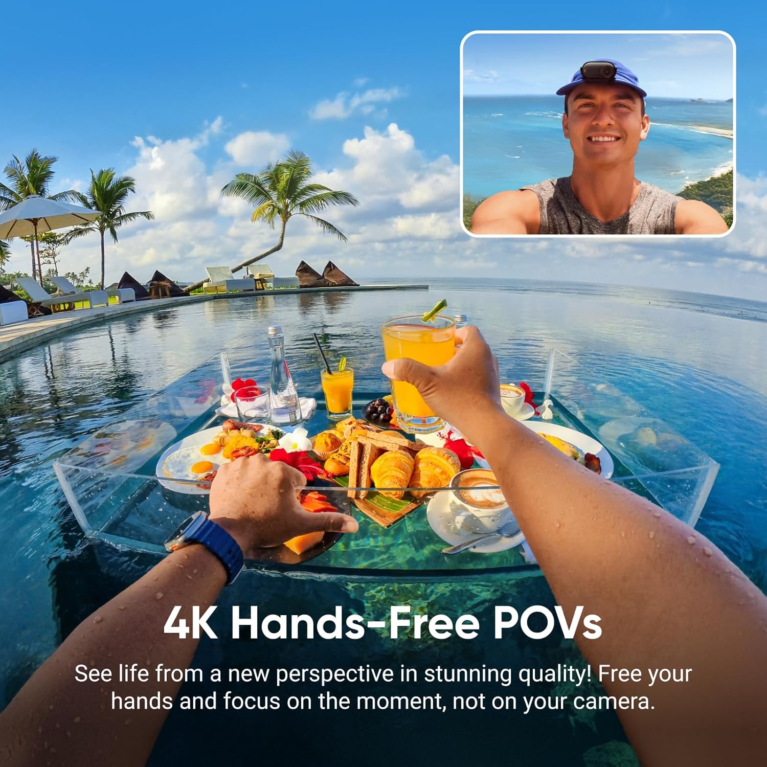 Insta360 GO 3S - 64 GB Black 4K Tiny Portable Vlogging Camera, Hands-Free POVs, Mount Anywhere, 140 Min Battery Life, 10m Waterproof, Pet POV - Image 3